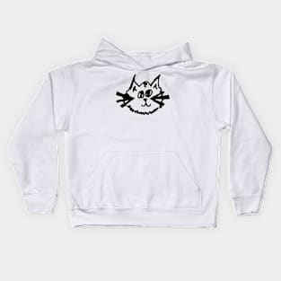 Cat's All Whiskers Kids Hoodie